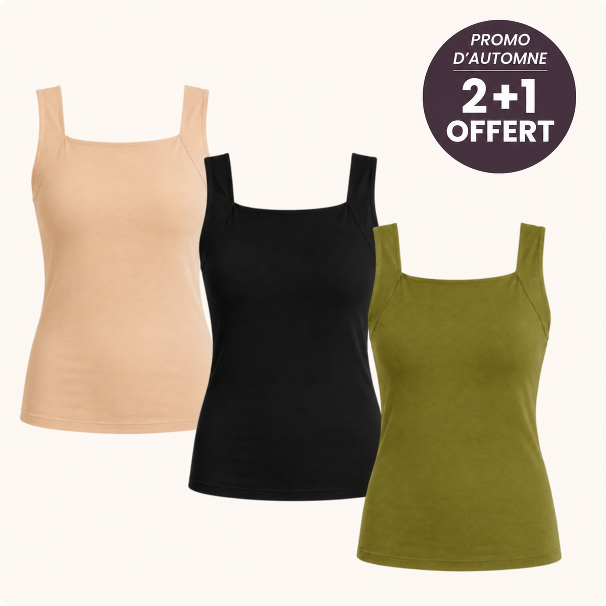 Débardeur Sculptant Confort avec Soutien-Gorge Intégré
