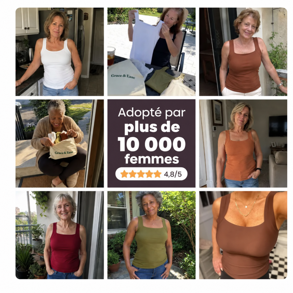 Débardeur Sculptant Confort avec Soutien-Gorge Intégré